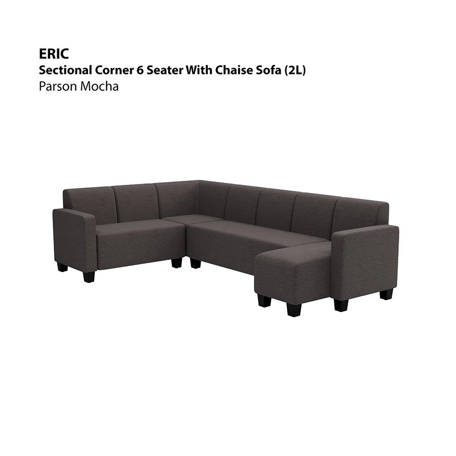 Eric Sectional 6 Seat with Chaise (2L) Sofa - Image 5