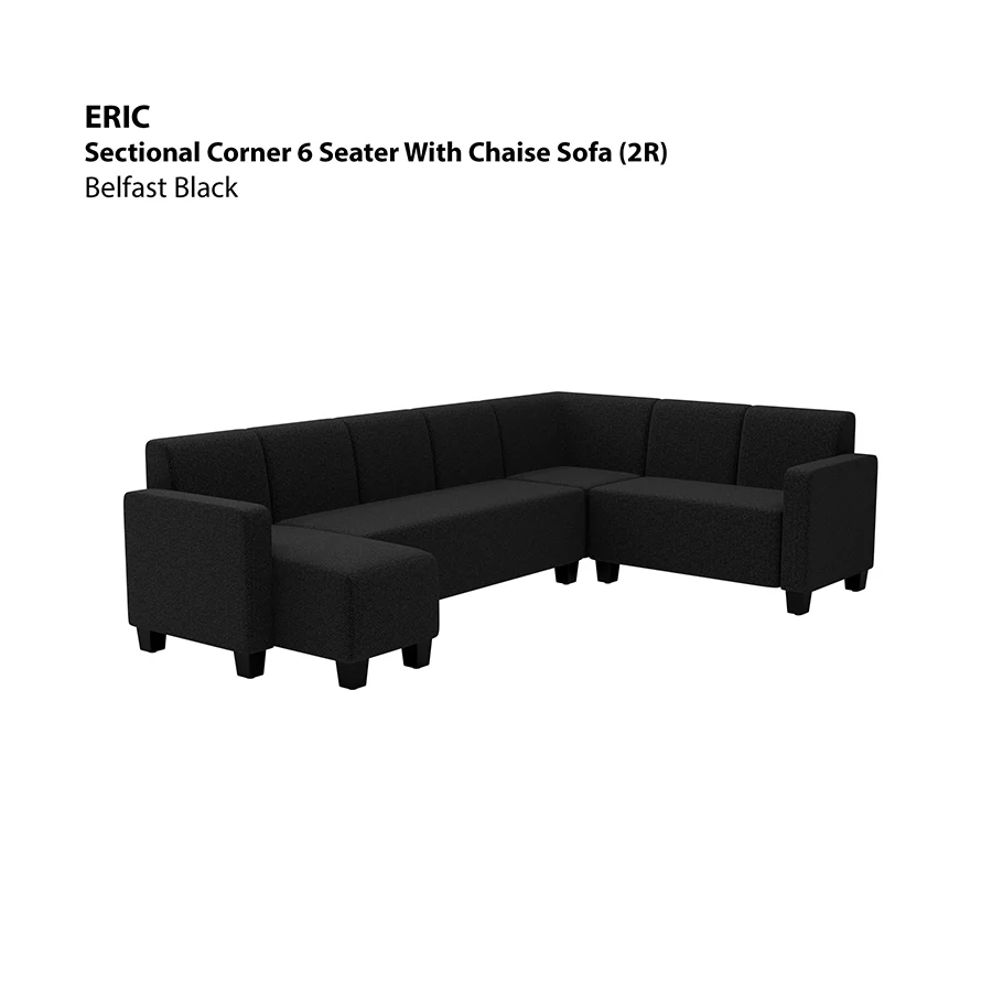Eric Sectional 6 Seat with Chaise (2R) Sofa - Image 12