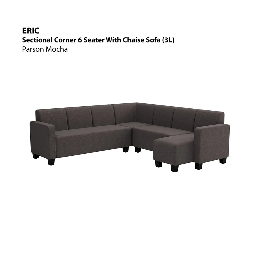 Eric Sectional 6 Seat with Chaise Corner (3L) Sofa