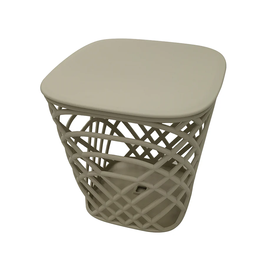 Evie Beige Storage Table