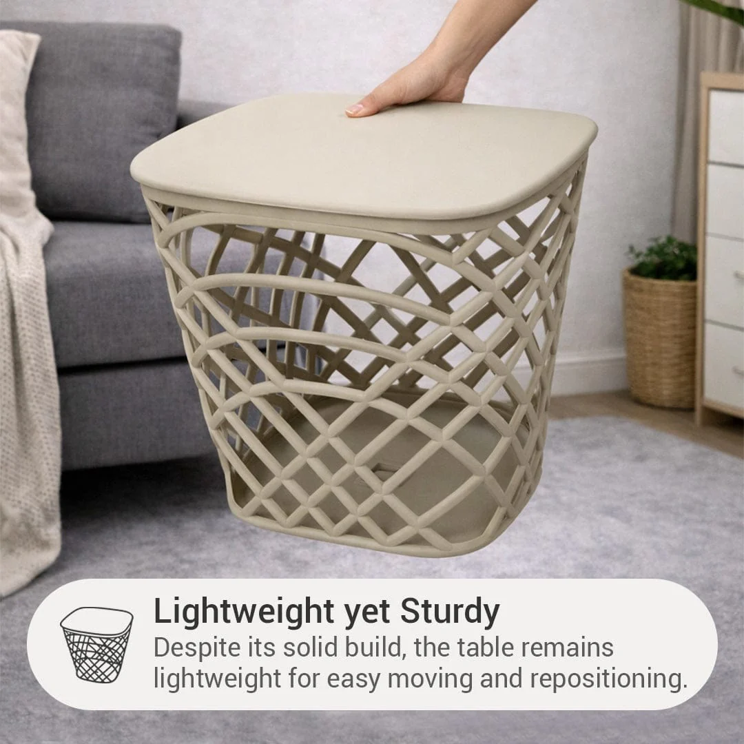 Evie Beige Storage Table - Image 6