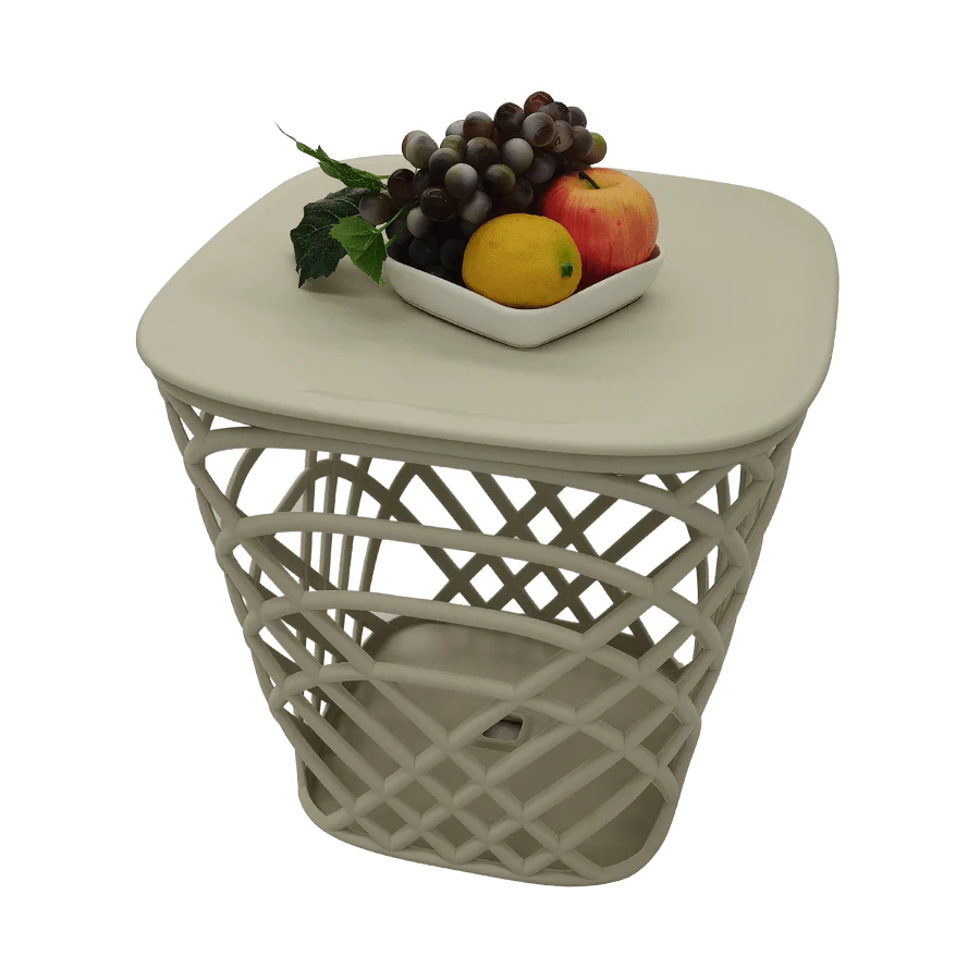Evie Beige Storage Table - Image 9