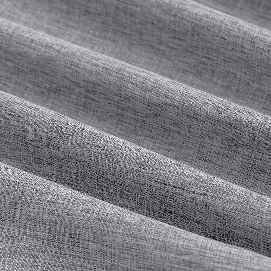 Faux Linen Slate Gray Comforter - Image 5