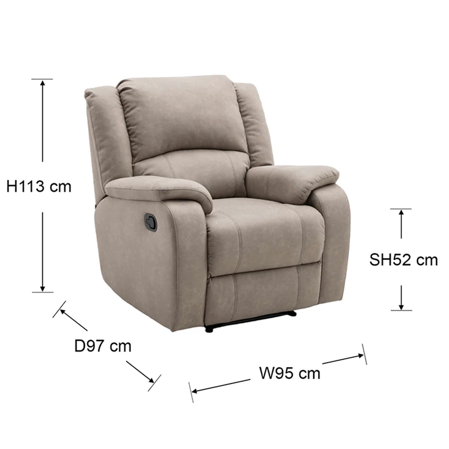 Fremont 1 Seat Recliner Sofa - Image 11