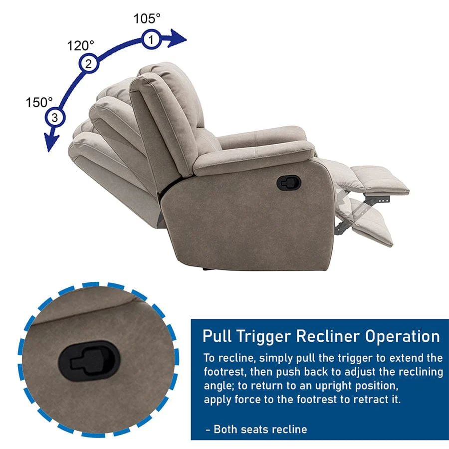 Fremont 2 Seat Recliner Sofa - Image 20