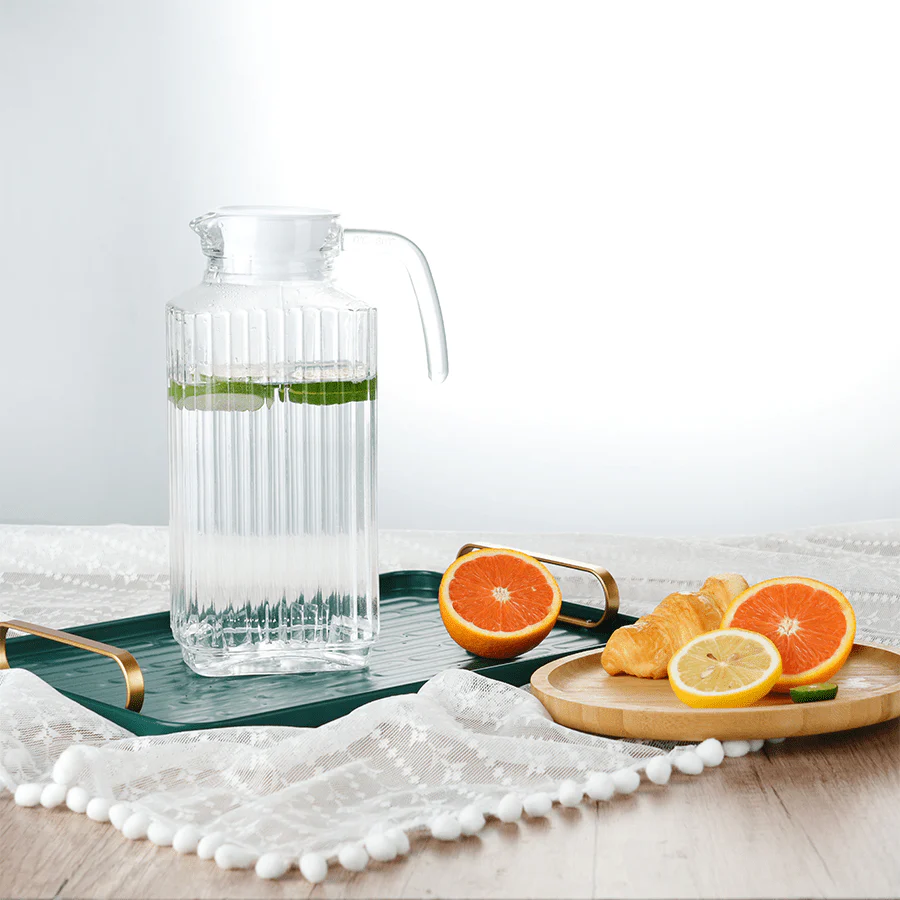 Fresca Glass Pitcher with Lid - 64oz - Image 5