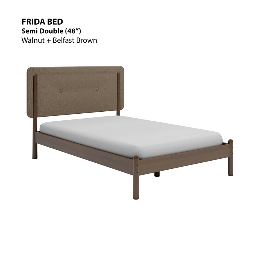 Frida 48x75" Bed - Walnut Brown - Image 3