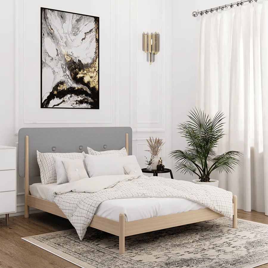 Frida 72x75" Bed - Oak - Image 2
