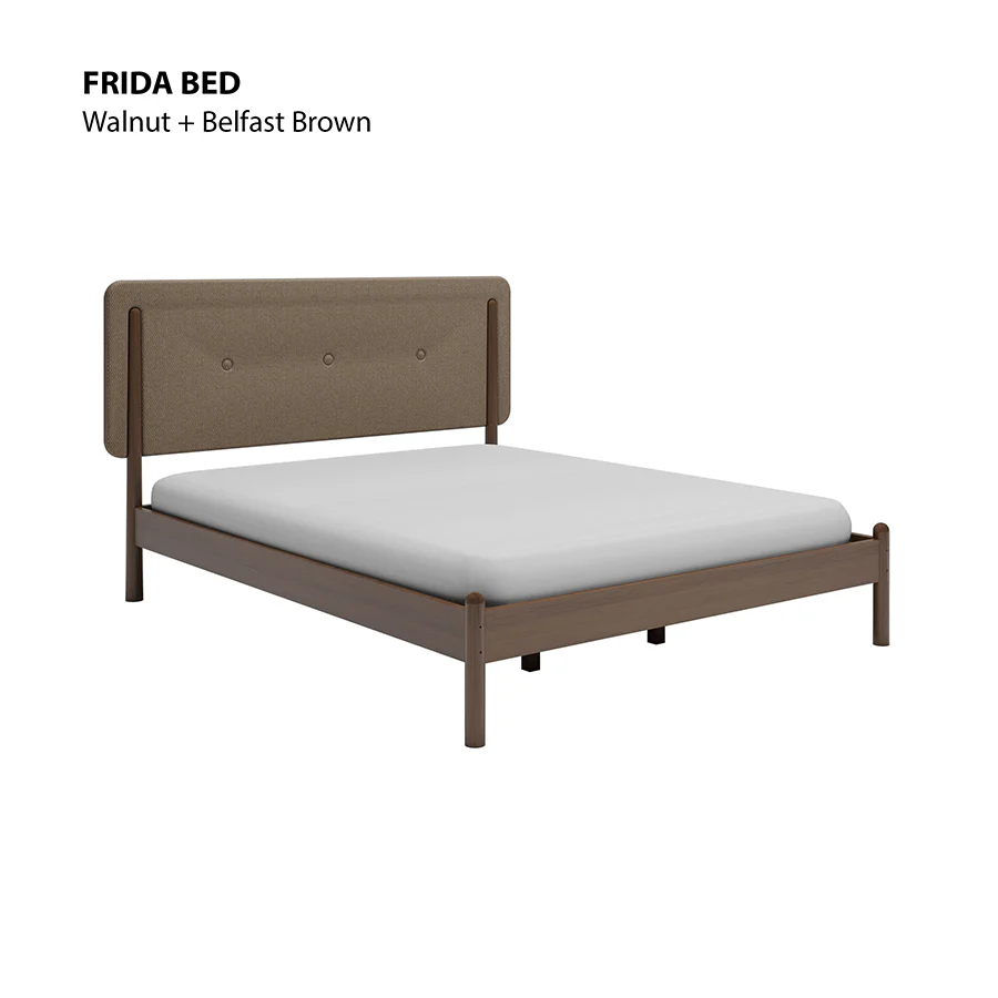 Frida 72x75" Bed - Walnut Brown - Image 4