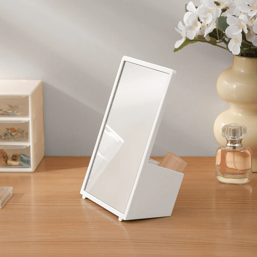 Gal Table Mirror with Organizer - Image 4