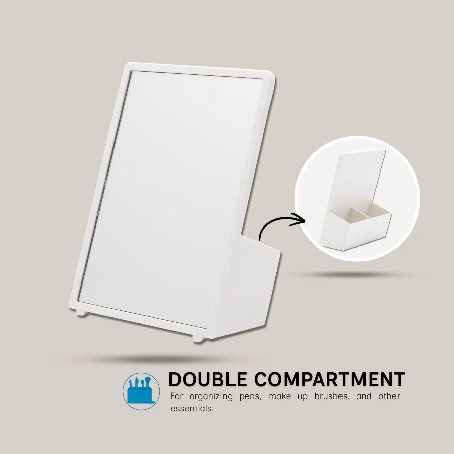 Gal Table Mirror with Organizer - Image 7
