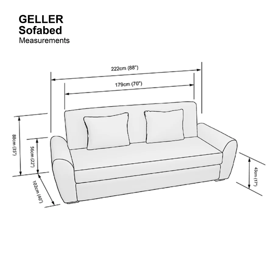 Geller Sofa Bed - Image 25
