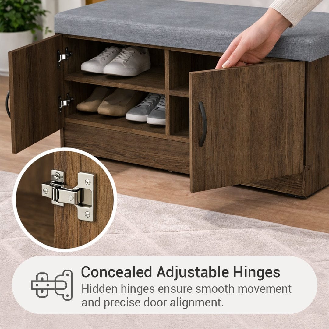 Gerry 2 Door Shoe Bench - Image 5