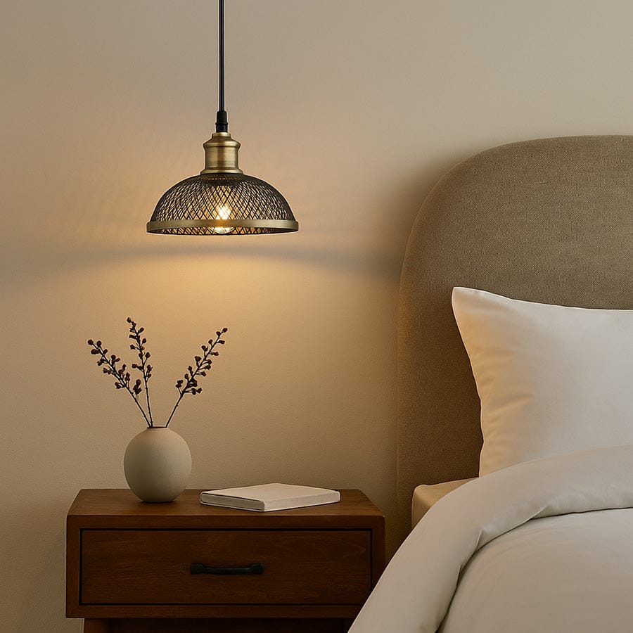 Gine Metal Mesh Pendant Light - Image 4