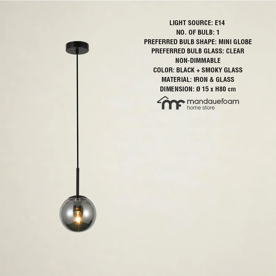 Giora Smoky Glass Pendant Light - Image 7