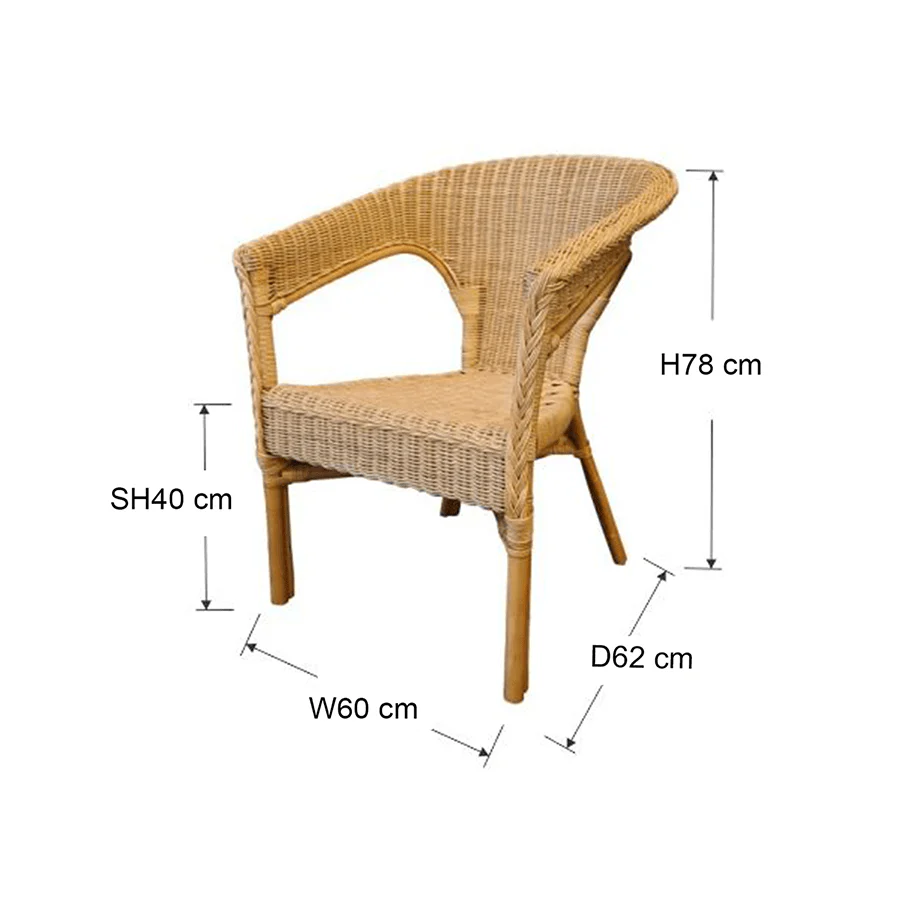 Gorda Wicker Armchair - Image 18