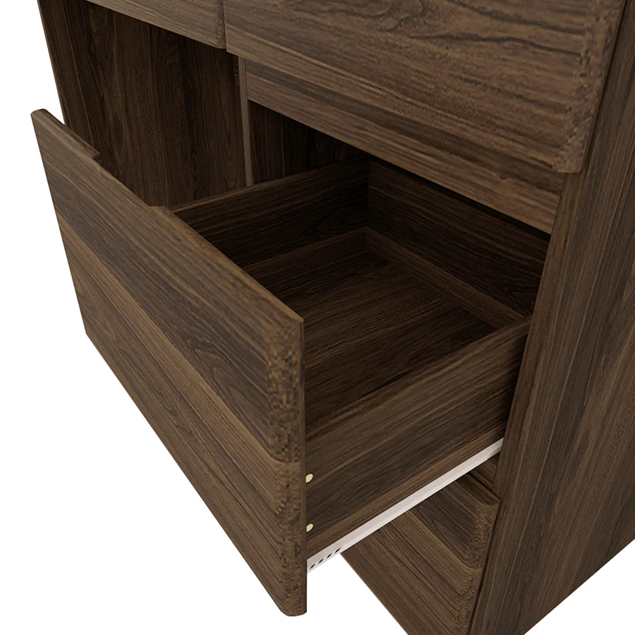 Gray Office Desk - Image 5
