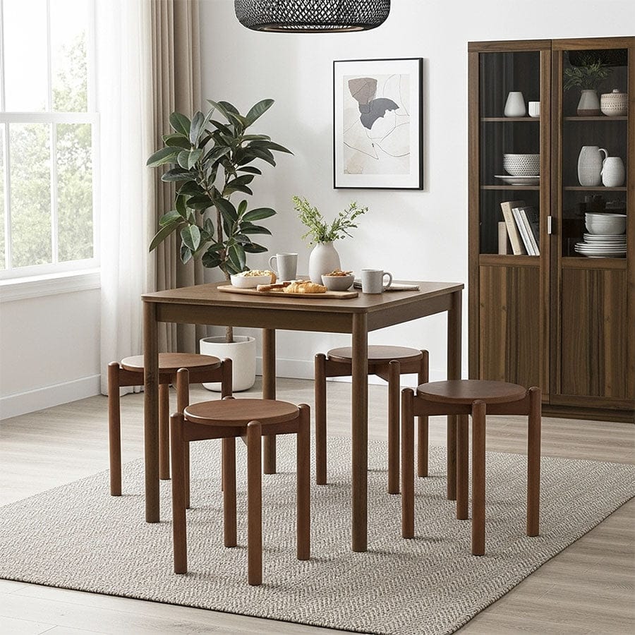 Hana Wooden Stool - Image 10