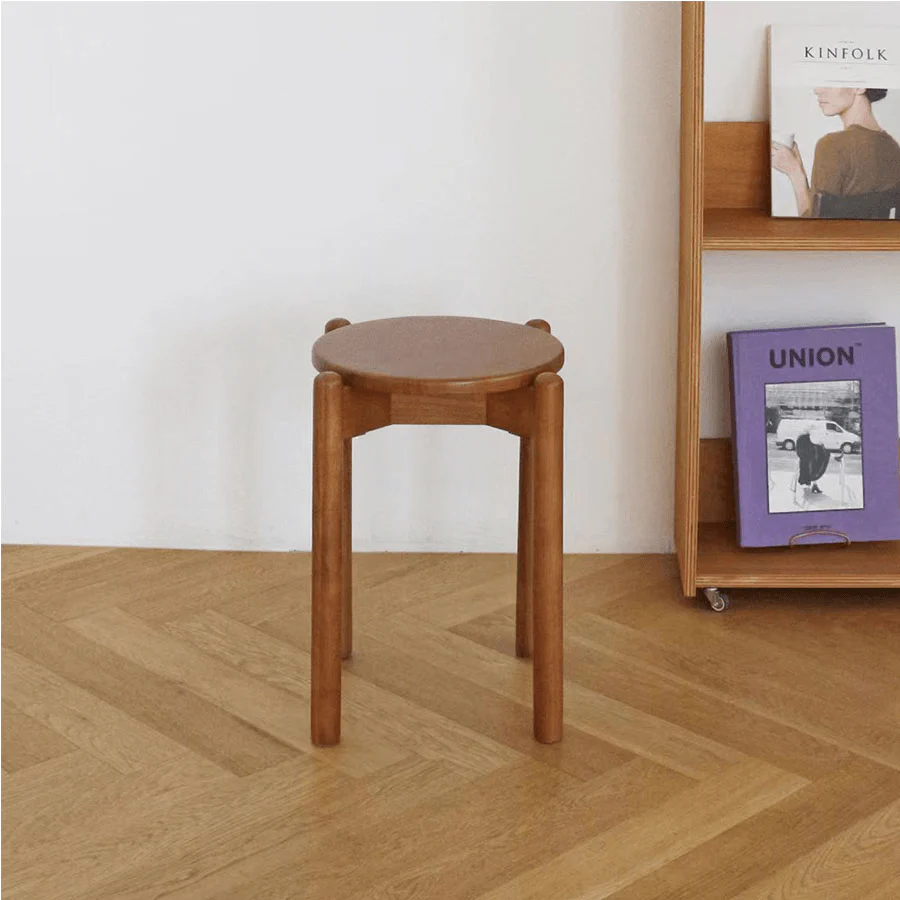 Hana Wooden Stool - Image 12