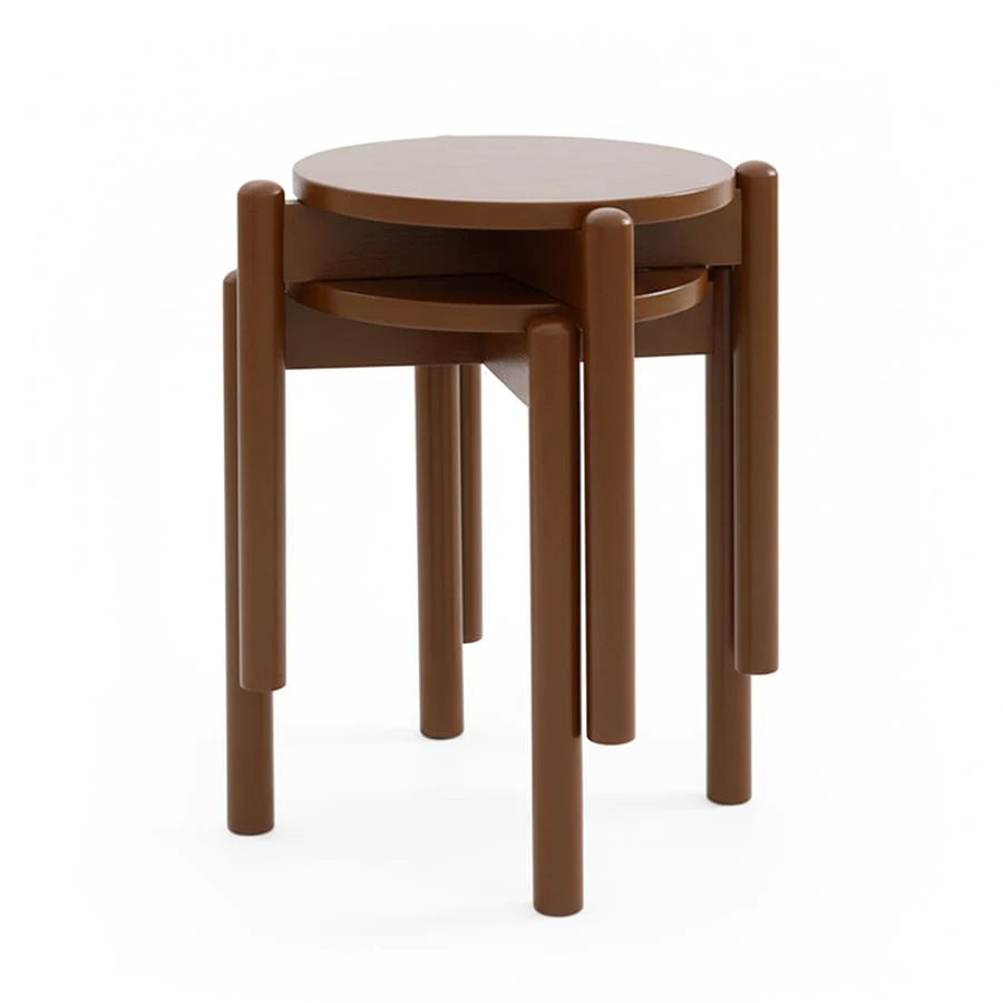Hana Wooden Stool - Image 14