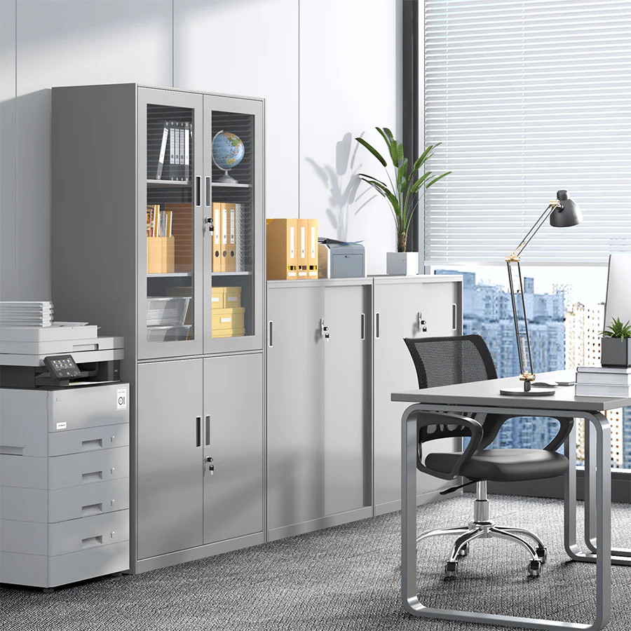 Hanley Metal Sliding Door Cabinet - Image 5
