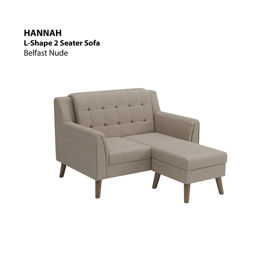 Hannah L-shape 2 Seat Sofa - Image 8