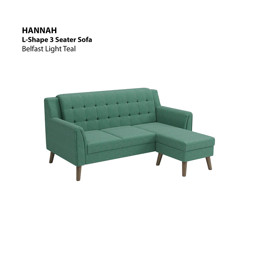 Hannah L-shape 3 Seat Sofa - Image 10