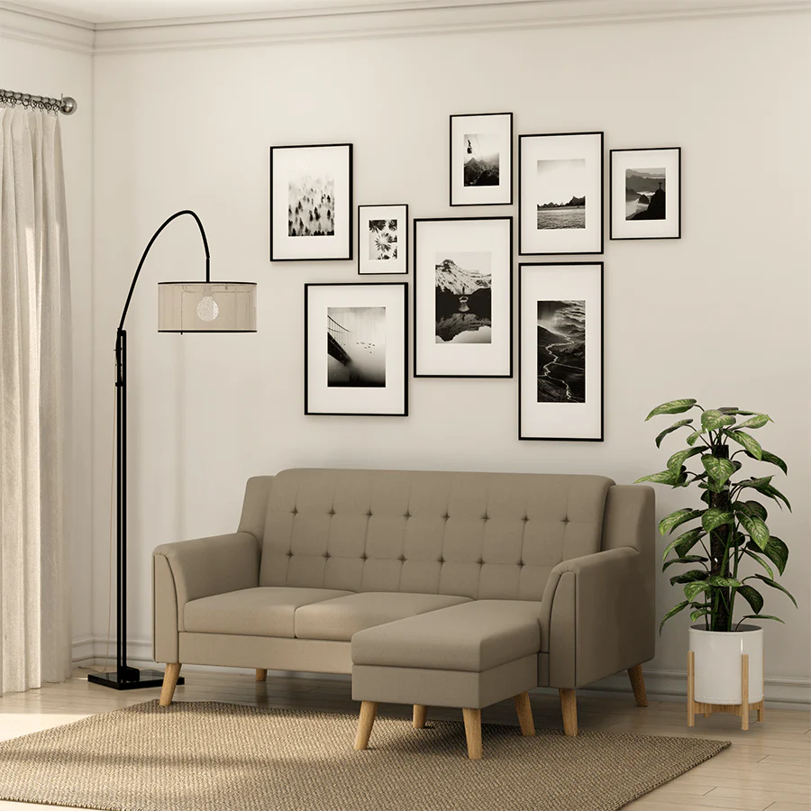 Hannah L-shape 3 Seat Sofa - Image 2