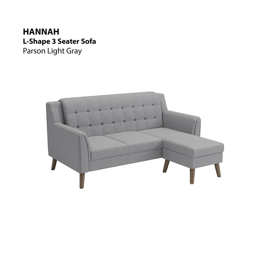 Hannah L-shape 3 Seat Sofa - Image 3