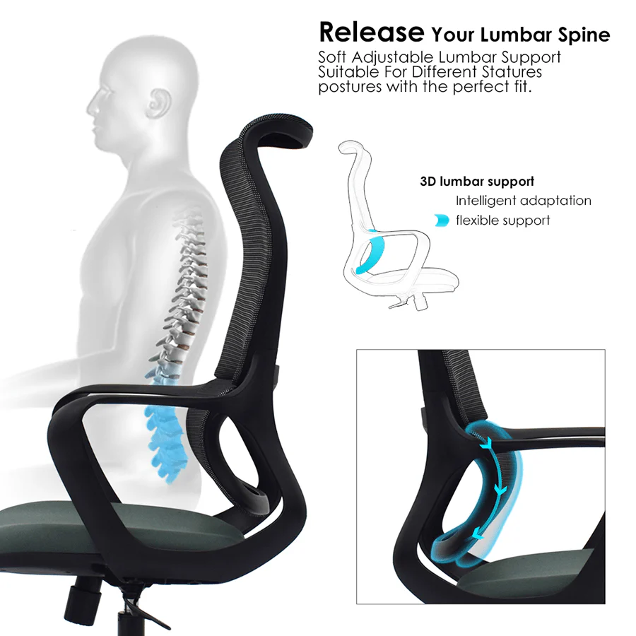 Harlow High Back Office Chair - Image 5