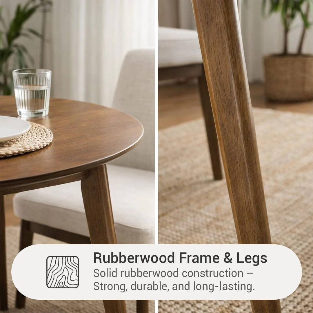 Harold 80 cm Dining Table - Image 7