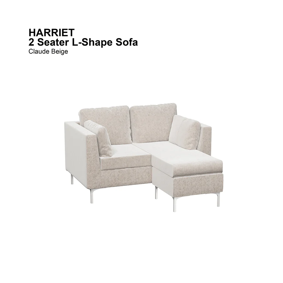Harriet L-shape 2 Seat Sofa - Image 18
