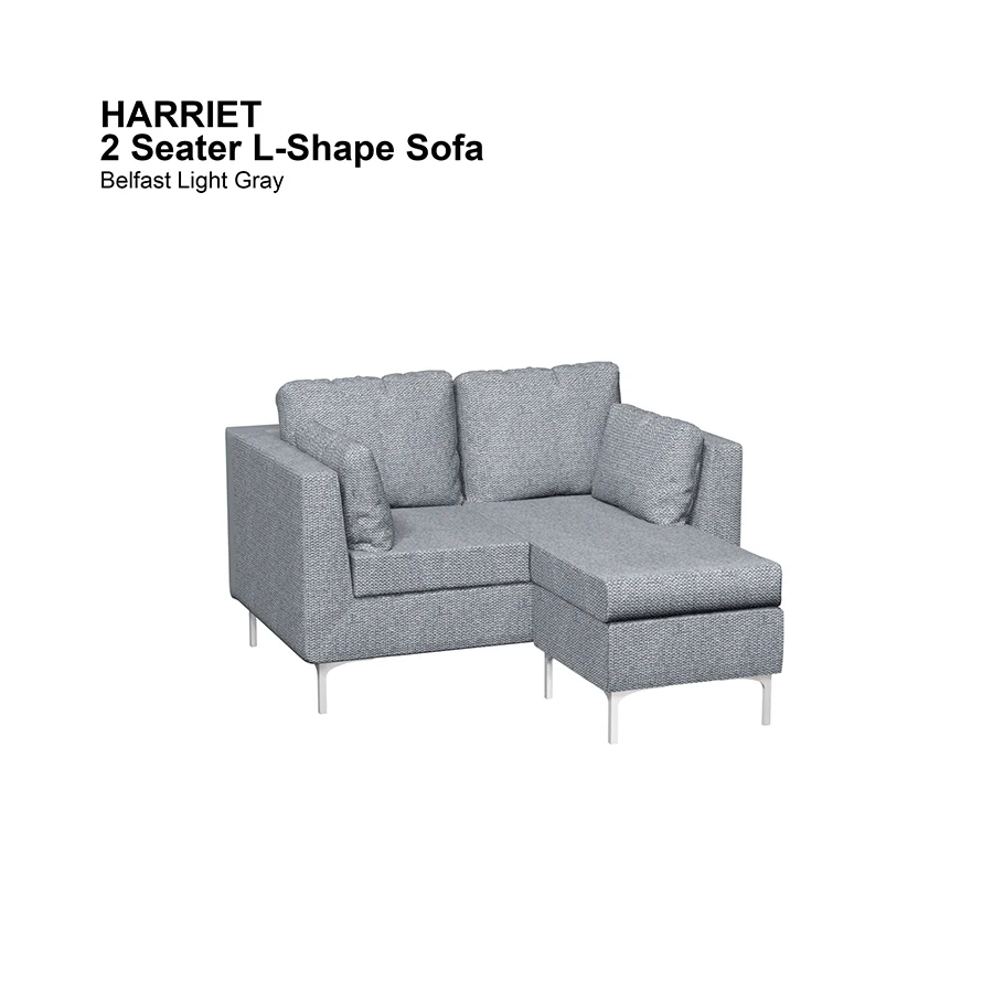 Harriet L-shape 2 Seat Sofa - Image 5