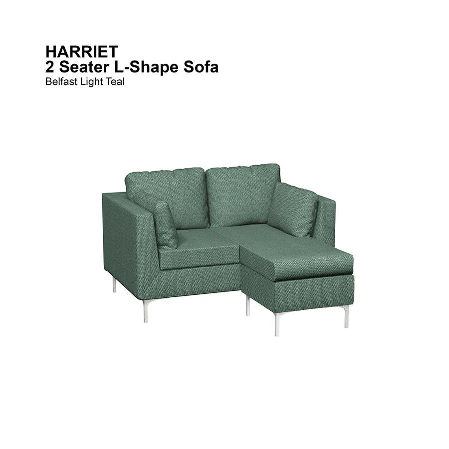Harriet L-shape 2 Seat Sofa - Image 9