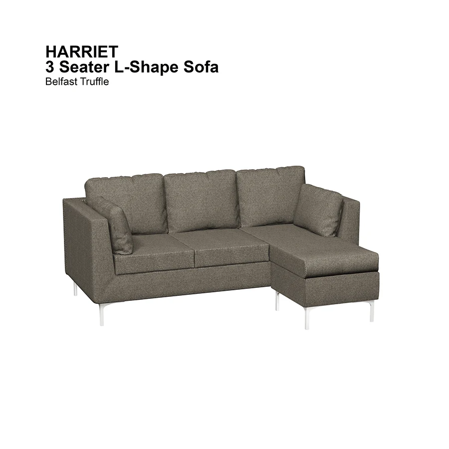 Harriet L-shape 3 Seat Sofa - Image 11