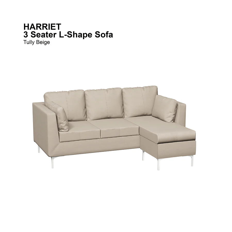 Harriet L-shape 3 Seat Sofa - Image 13