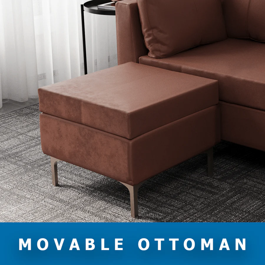 Harriet L-shape 3 Seat Sofa - Image 25