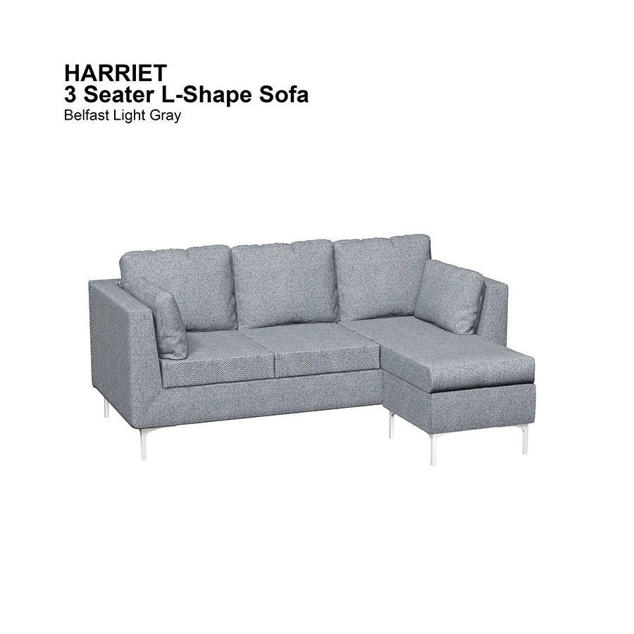Harriet L-shape 3 Seat Sofa - Image 7