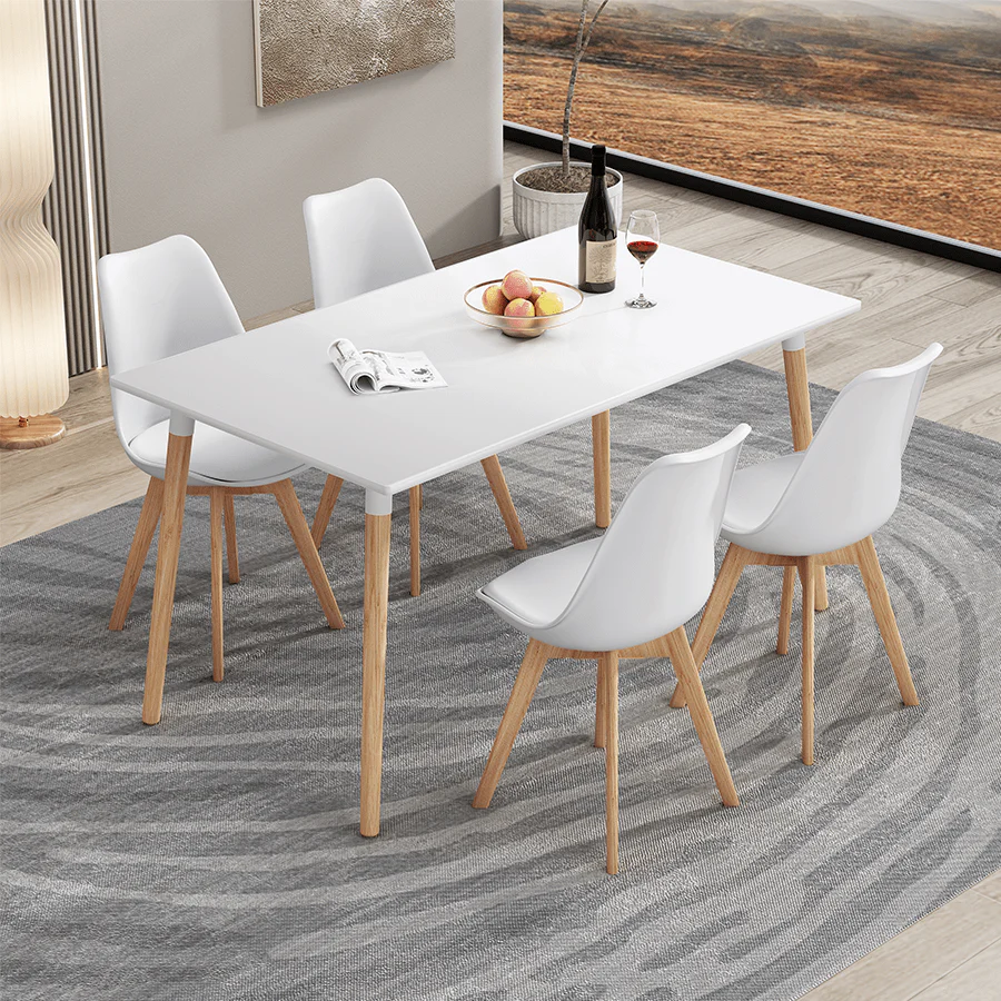 Hashim 4 Seater Dining Set - Image 2