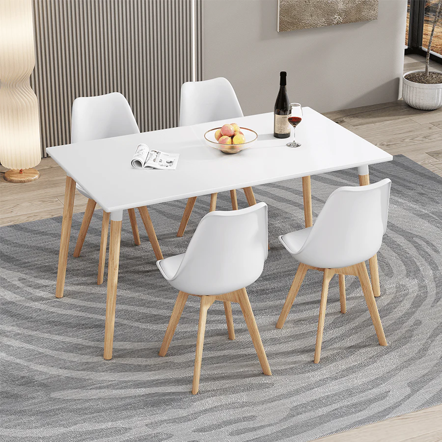Hashim 4 Seater Dining Set - Image 3