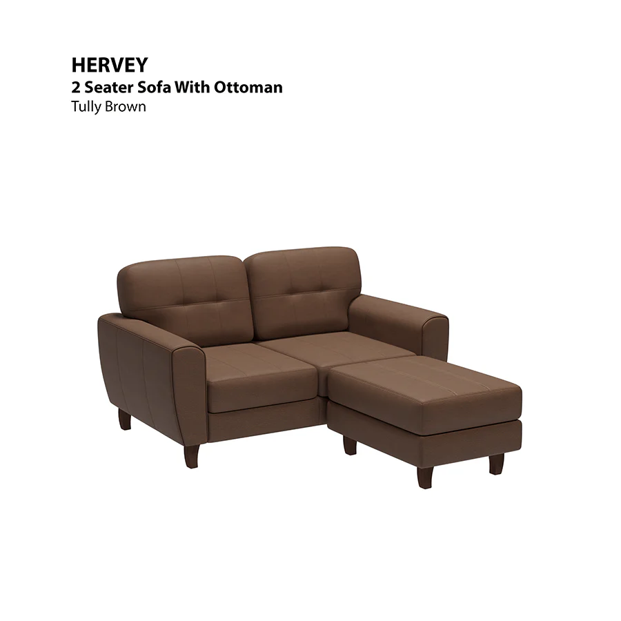 Hervey 2 Seat with Ottoman Sofa - Image 14