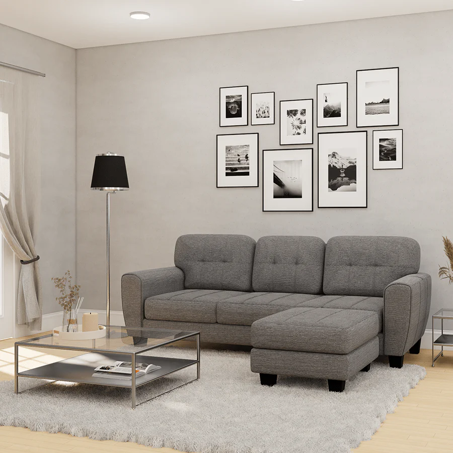 Hervey 3 Seat with Ottoman Sofa - Image 2