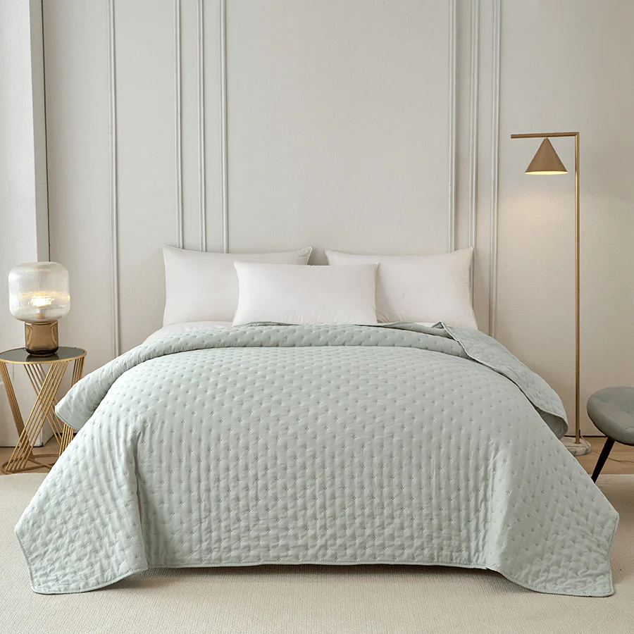 Holly Bedspread - Green - Image 3