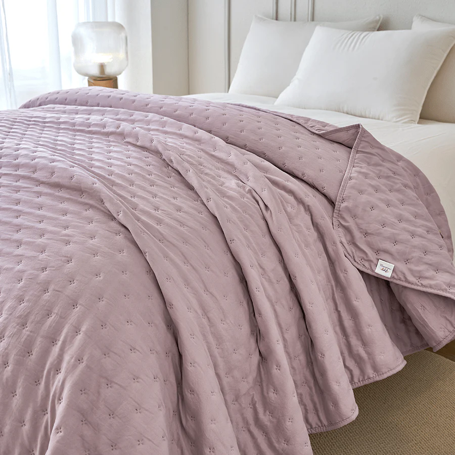 Holly Bedspread - Purple - Image 5