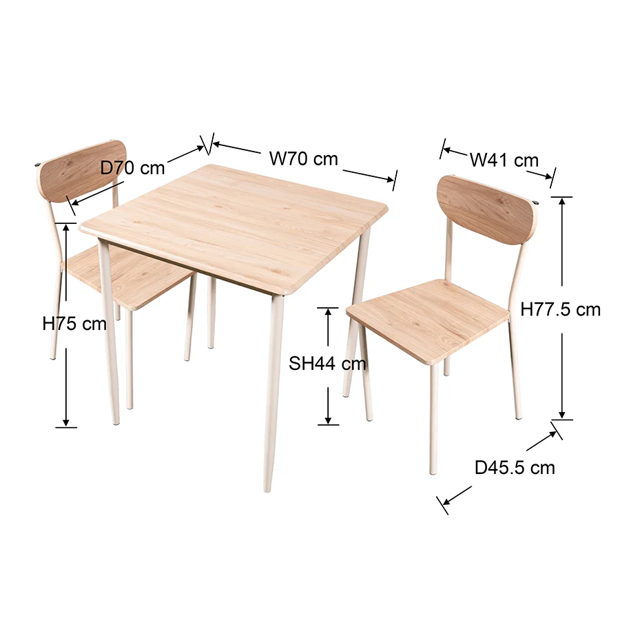 Howard 2 Seater Dining Set - Image 16