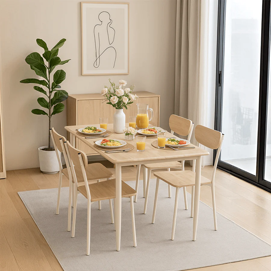Howard 4 Seater Dining Set - Image 4