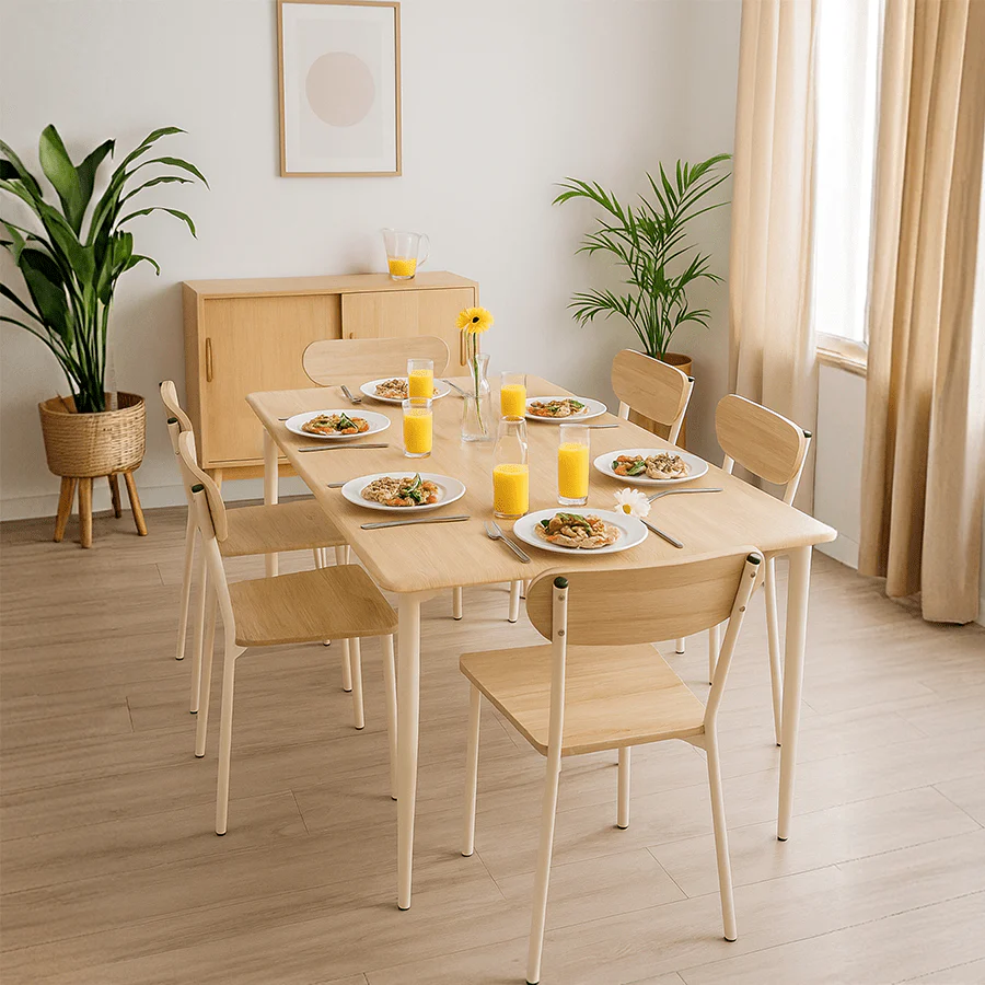Howard 6 Seater Dining Set - Image 4