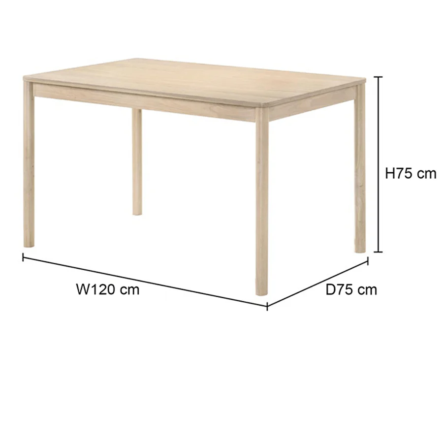 Irvine 75x120 cm Dining Table - Image 10