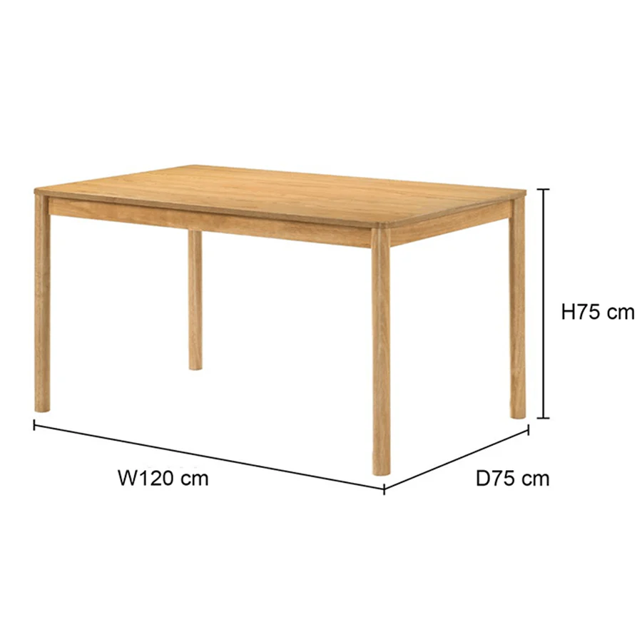 Irvine 75x120 cm Dining Table - Image 19