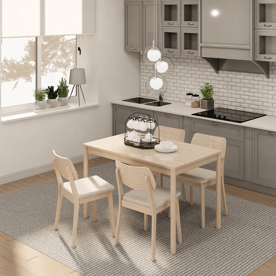 Irvine 75x120 cm Dining Table - Image 5